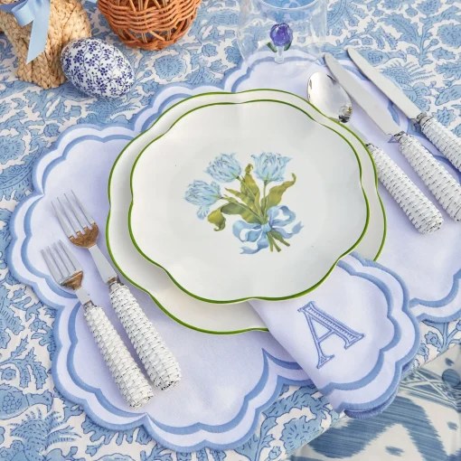 Placemats<Mrs. Alice Serena White Placemats (Set of 4)