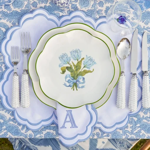 Placemats<Mrs. Alice Serena White Placemats (Set of 4)
