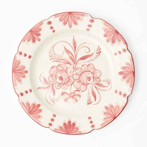 Dinner Plates<Mrs. Alice Seville Pink Gardênia Dinner Plate