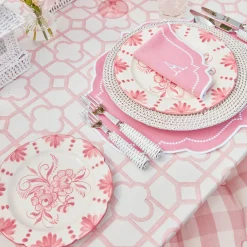 Crockery Sets<Mrs. Alice Seville Pink Gardênia Dinner & Starter Plates (Set of 8)