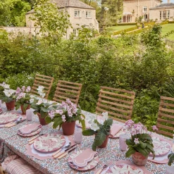 Dinner Plates<Mrs. Alice Seville Pink Gardênia Dinner Plate