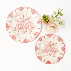 Crockery Sets<Mrs. Alice Seville Pink Gardênia Dinner & Starter Plates (Set of 8)