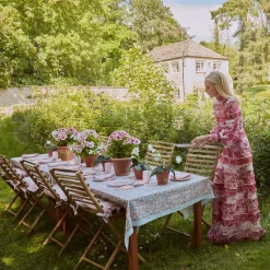 Dinner Plates<Mrs. Alice Seville Pink Gardênia Dinner Plate