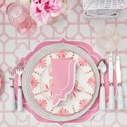 Dinner Plates | Crockery Sets<Mrs. Alice Seville Pink Gardênia Dinner Plate (set of 4)