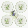 Summer Crockery | Starter Plates<Mrs. Alice Singing Bird Starter Plates (Set of 4)