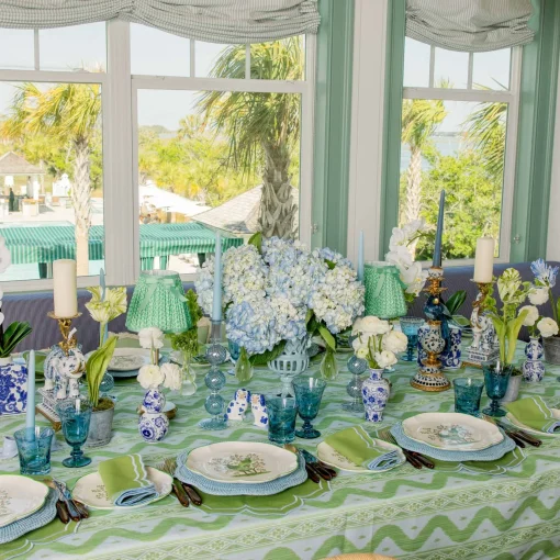 Vases | Vases & Planters<Mrs. Alice Small Adelaide Soft Blue Lattice Urn Vase