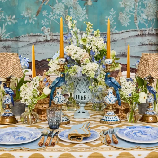 Vases | Vases & Planters<Mrs. Alice Small Adelaide Soft Blue Lattice Urn Vase