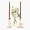 Summer Glassware | Summer Candleware<Mrs. Alice Small Eden Chestnut Candle Holder (Pair)