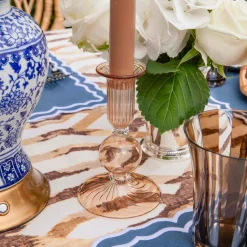 Summer Glassware | Summer Candleware<Mrs. Alice Small Eden Chestnut Candle Holder (Pair)