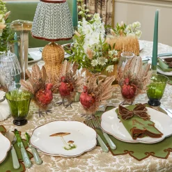 Summer Glassware | Summer Candleware<Mrs. Alice Small Eden Green Candle Holders (Pair)