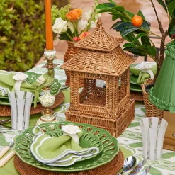 Summer Candleware | Candle Holders<Mrs. Alice Small Green Parrot Candle Holders (Pair)