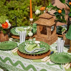 Summer Candleware | Candle Holders<Mrs. Alice Small Green Parrot Candle Holders (Pair)