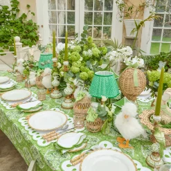 Summer Candleware | Candle Holders<Mrs. Alice Small Green Parrot Candle Holders (Pair)