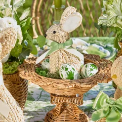 Spring Decorations<Mrs. Alice Small Luciana Bow Rattan Scalloped Bowl