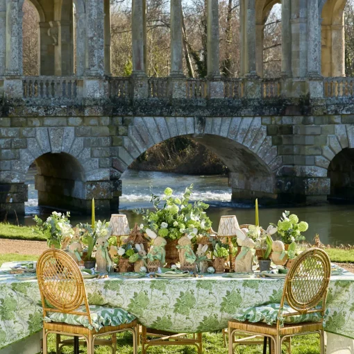 Spring Decorations<Mrs. Alice Small Luciana Bow Rattan Scalloped Bowl