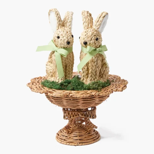 Spring Decorations<Mrs. Alice Small Luciana Bow Rattan Scalloped Bowl