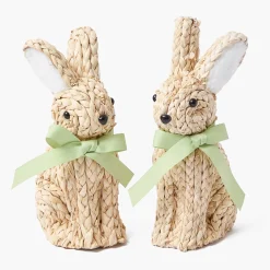 Spring Decorations<Mrs. Alice Small Raffia Rabbit (Pair)