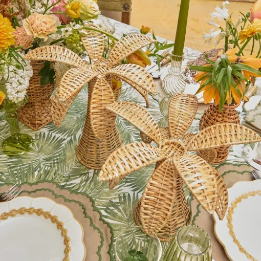 Year-round Decorations | Spring Decorations<Mrs. Alice Small Rattan Palm Tree (Pair)