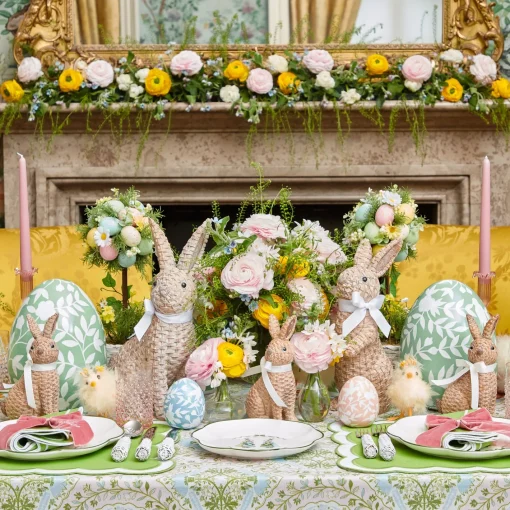 Spring Decorations<Mrs. Alice Small Rattan Rabbit (Trio)