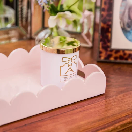 Trays | For Her<Mrs. Alice Small Soft Pink Lacquer Tray