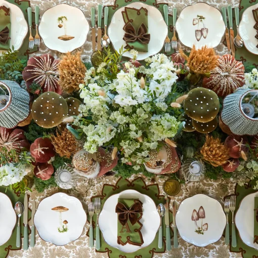 Autumn Decorations<Mrs. Alice Small Wheat Sheaf with Green Velvet Bow (Pair)
