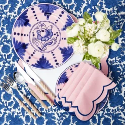 Placemats<Mrs. Alice Sofia Pink Appliqué Placemats (Set of 4)