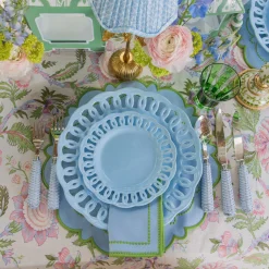 Summer Crockery | Starter Plates<Mrs. Alice Soft Blue Lace Starter Plates (Set of 4)
