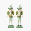 Christmas Decorations<Mrs. Alice Soft Green Nutcracker (Pair)