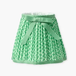 Lampshades<Mrs. Alice Spring Green Lotus Bow Lampshade (18cm)