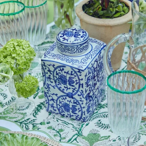 Spring Decorations | For The Homemaker<Mrs. Alice Square Traditional Ginger Jar