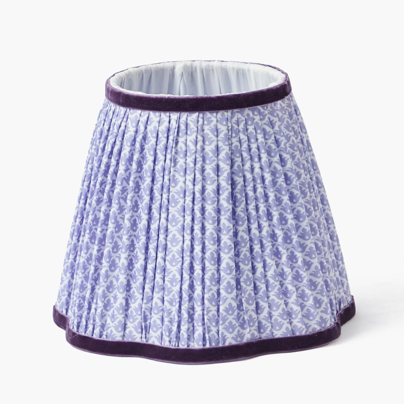 Rechargeable Table Lamps<Mrs. Alice Tall Rechargeable Lamp with Lilac Lotus Shade (18cm)