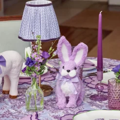 Rechargeable Table Lamps<Mrs. Alice Tall Rechargeable Lamp with Lilac Lotus Shade (18cm)