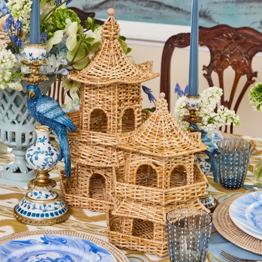 Year-round Decorations | Spring Decorations<Mrs. Alice Thea Rattan Pagoda Lantern - 30cm