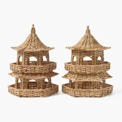 Year-round Decorations | Spring Decorations<Mrs. Alice Thea Rattan Pagoda Lantern - 30cm