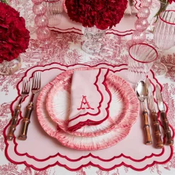 Placemats<Mrs. Alice Valérie Pink Placemats (Set of 4)