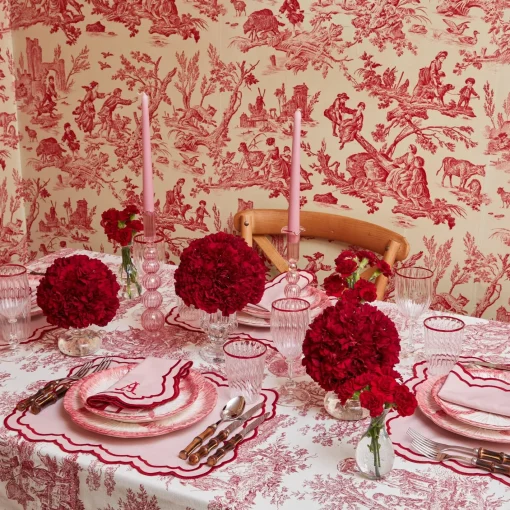 Placemats<Mrs. Alice Valérie Pink Placemats (Set of 4)