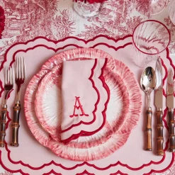 Placemats<Mrs. Alice Valérie Pink Placemats (Set of 4)