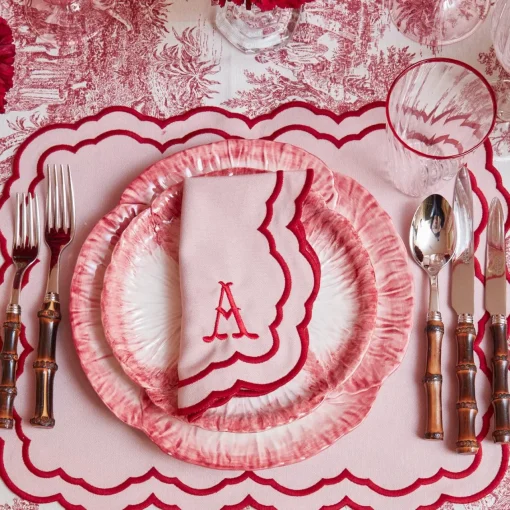 Placemats<Mrs. Alice Valérie Pink Placemats (Set of 4)