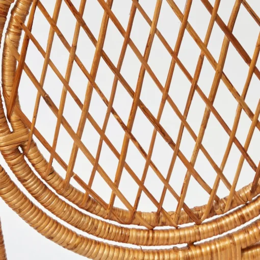 Furniture | Furniture<Mrs. Alice Vivienne Rattan Chair with Ikat Seat Pad Cushion