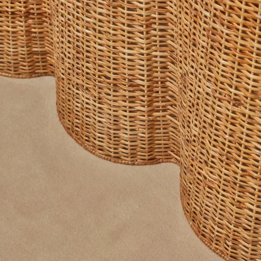 Furniture | Furniture<Mrs. Alice Vivienne Rattan Scalloped Console Table