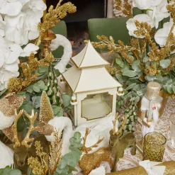 Year-round Decorations | Christmas Decorations<Mrs. Alice White & Gold Pagoda Lantern
