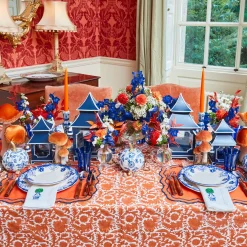 Autumn Decorations<Mrs. Alice White Chinoiserie Tole Pumpkin Family