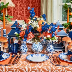 Autumn Decorations<Mrs. Alice White Chinoiserie Tole Pumpkin Family