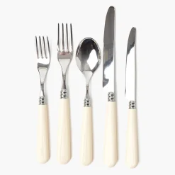 Cutlery Sets<Mrs. Alice White Ivory Cutlery (5 Piece)