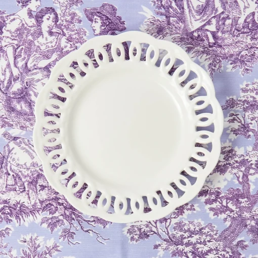 Crockery Sets<Mrs. Alice White Lace Dinner & Starter Plates (Set of 8)