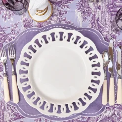 Crockery Sets<Mrs. Alice White Lace Dinner & Starter Plates (Set of 8)