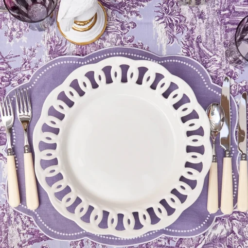 Crockery Sets<Mrs. Alice White Lace Dinner & Starter Plates (Set of 8)