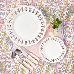 Crockery Sets<Mrs. Alice White Lace Dinner & Starter Plates (Set of 8)