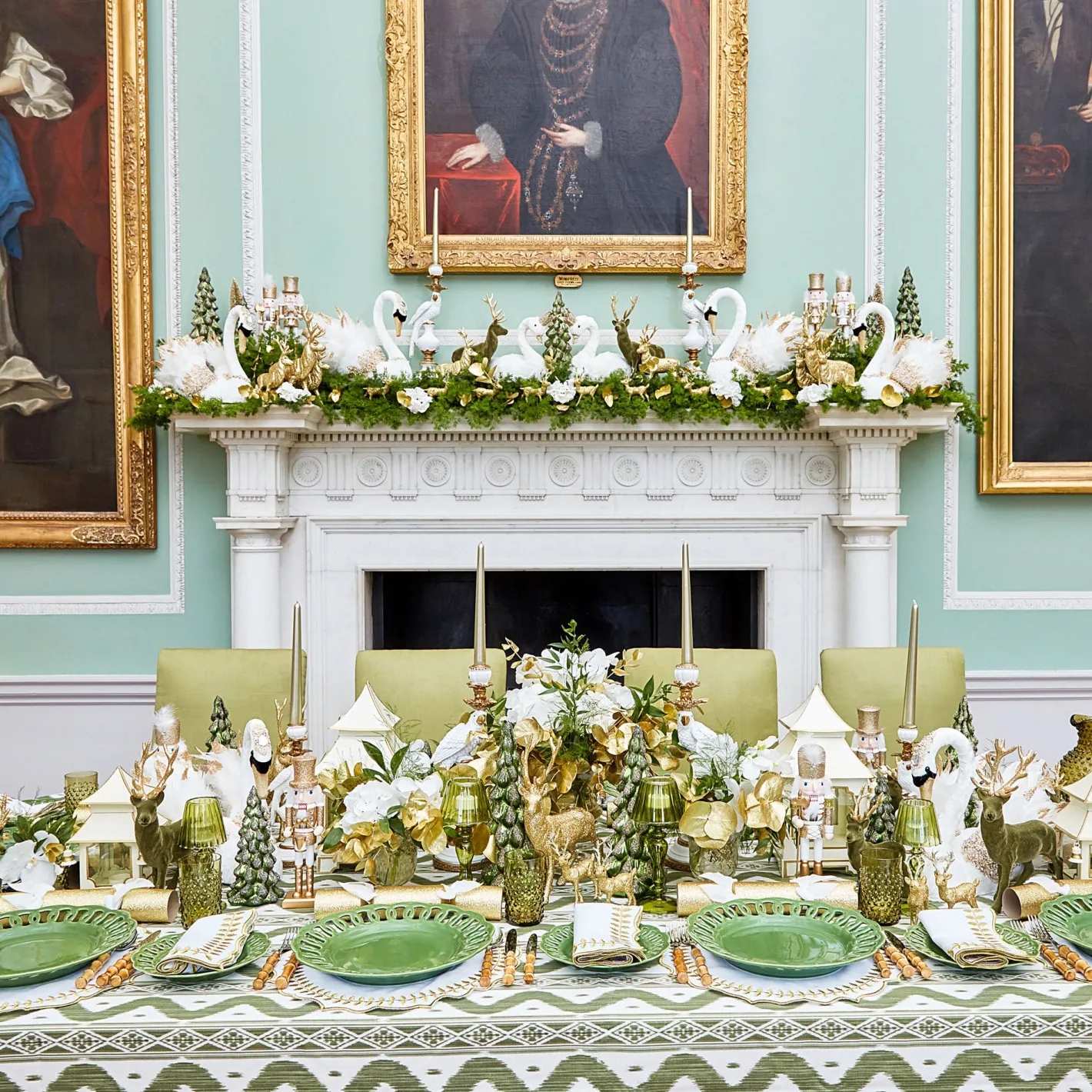 Year-round Decorations | Christmas Decorations<Mrs. Alice White With Gold Mini Pagoda Lantern (Pair)