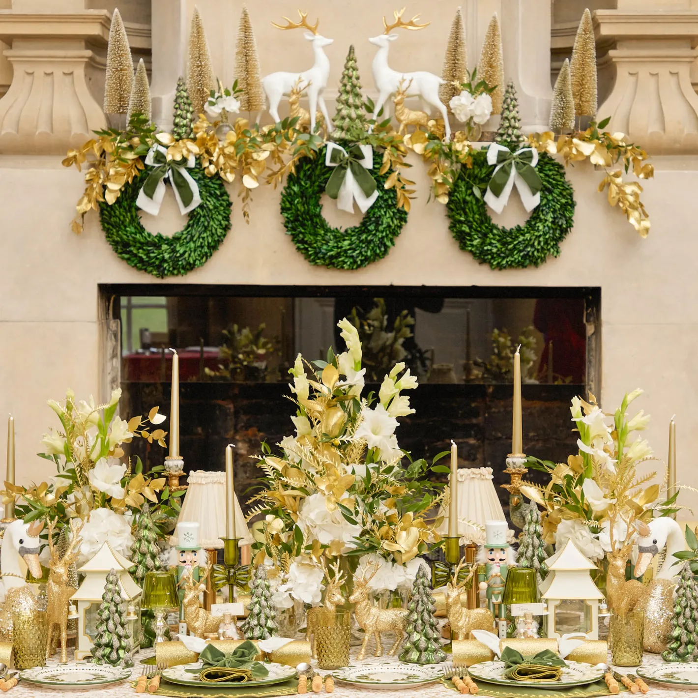 Year-round Decorations | Christmas Decorations<Mrs. Alice White With Gold Mini Pagoda Lantern (Pair)